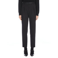 Max Mara Black Elastane Dress Pants
