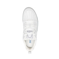 Moncler White Calfskin Low Top Sneakers