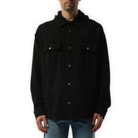 Palm Angels Black Denim Shirt