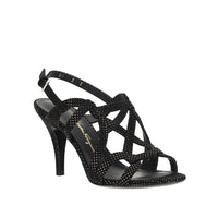 Salvatore Ferragamo Black Leather Stiletto Heel Sandals