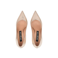 Sergio Rossi Rose Gold Calfskin High Heel Pumps