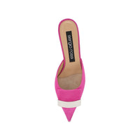 Sergio Rossi Multicolor Calfskin Mules