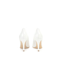 Sergio Rossi White Calfskin High Heel Pumps