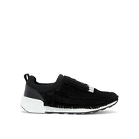 Sergio Rossi Black Fabric Athletic Sneakers