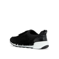 Sergio Rossi Black Fabric Athletic Sneakers