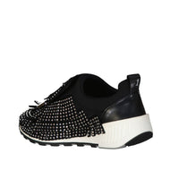Sergio Rossi Black Fabric Athletic Sneakers