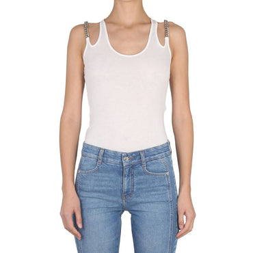 Stella McCartney White Cotton Tank Tops