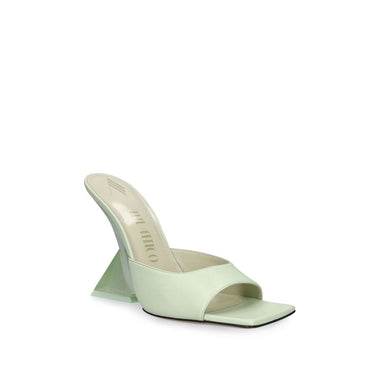 The Attico Bicolor Calfskin Platform Sandals