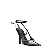 The Attico Black Pvc Platform Pumps
