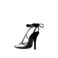 The Attico Black Pvc Platform Pumps