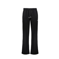 Off-White Black Cotton Casual Pants