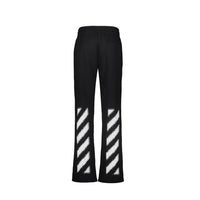Off-White Black Cotton Casual Pants