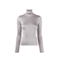 Balenciaga Gray Polyester Turtleneck