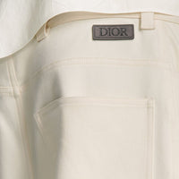 Dior White Cashmere Chino Pants