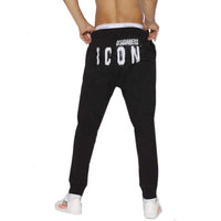Dsquared² Black Cotton Joggers (Workout Pants)
