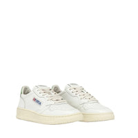 Autry White Leather Low Top Sneakers