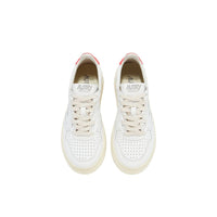Autry White Leather Low Top Sneakers