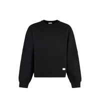 Saint Laurent Black Cotton Sweatshirt