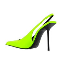 Saint Laurent Bicolor Calfskin Platform Pumps