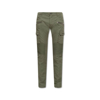 Balmain Bicolor Cotton Cargo Pants