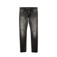 Balmain Black Cotton Skinny Jeans