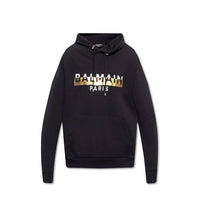 Balmain Black Cotton Sweatshirt