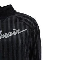 Balmain Black Elastane Sweatshirt