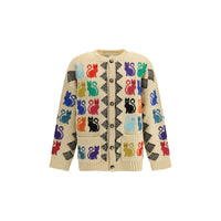 Valentino Multicolor Wool Cardigan
