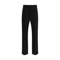 Valentino Black Fleece Wool Dress Pants