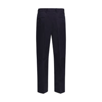 Prada Blue Cotton Dress Pants
