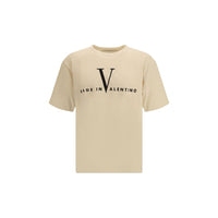 Valentino Cream Cotton T-Shirt