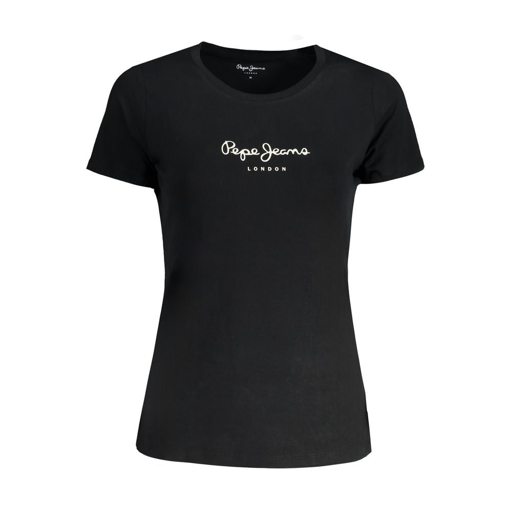 Pepe Jeans Nero Cotton Women T-Shirt