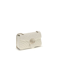 Gucci White Calf Leather Bos Taurus Handbag