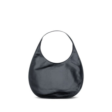 Courrèges Black Calf Leather Bos Taurus Shoulder Bag