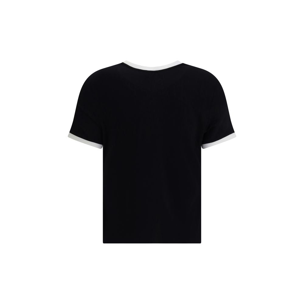 Versace Black Viscose T-Shirt