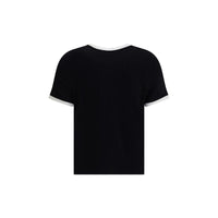 Versace Black Viscose T-Shirt