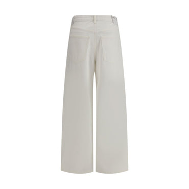 Agolde White Cotton Jeans Denim