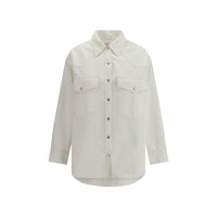 Agolde White Denim Shirt