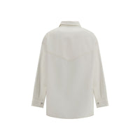 Agolde White Denim Shirt