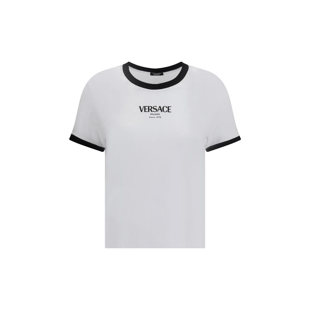 Versace White Viscose T-Shirt