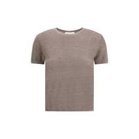 Lisa Yang Brown Cashmere T-Shirt