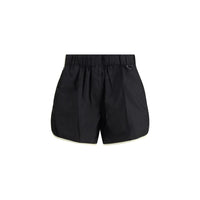Prada Black Recycled Polyamide Bermuda Shorts