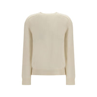 Burberry Cream Cashmere Cashmere Sweater