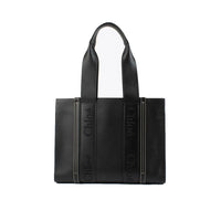 Chloé Black Leather Tote Bag