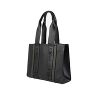 Chloé Black Leather Tote Bag