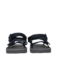 Burberry Blue Fabric Sandals