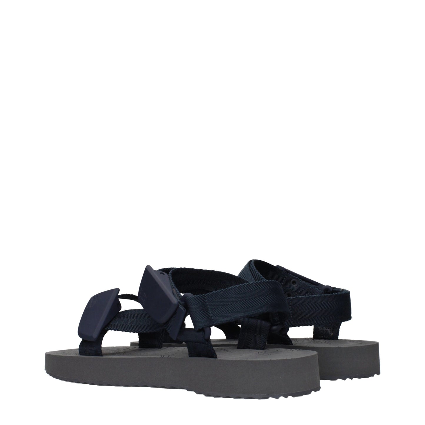 Burberry Blue Fabric Sandals