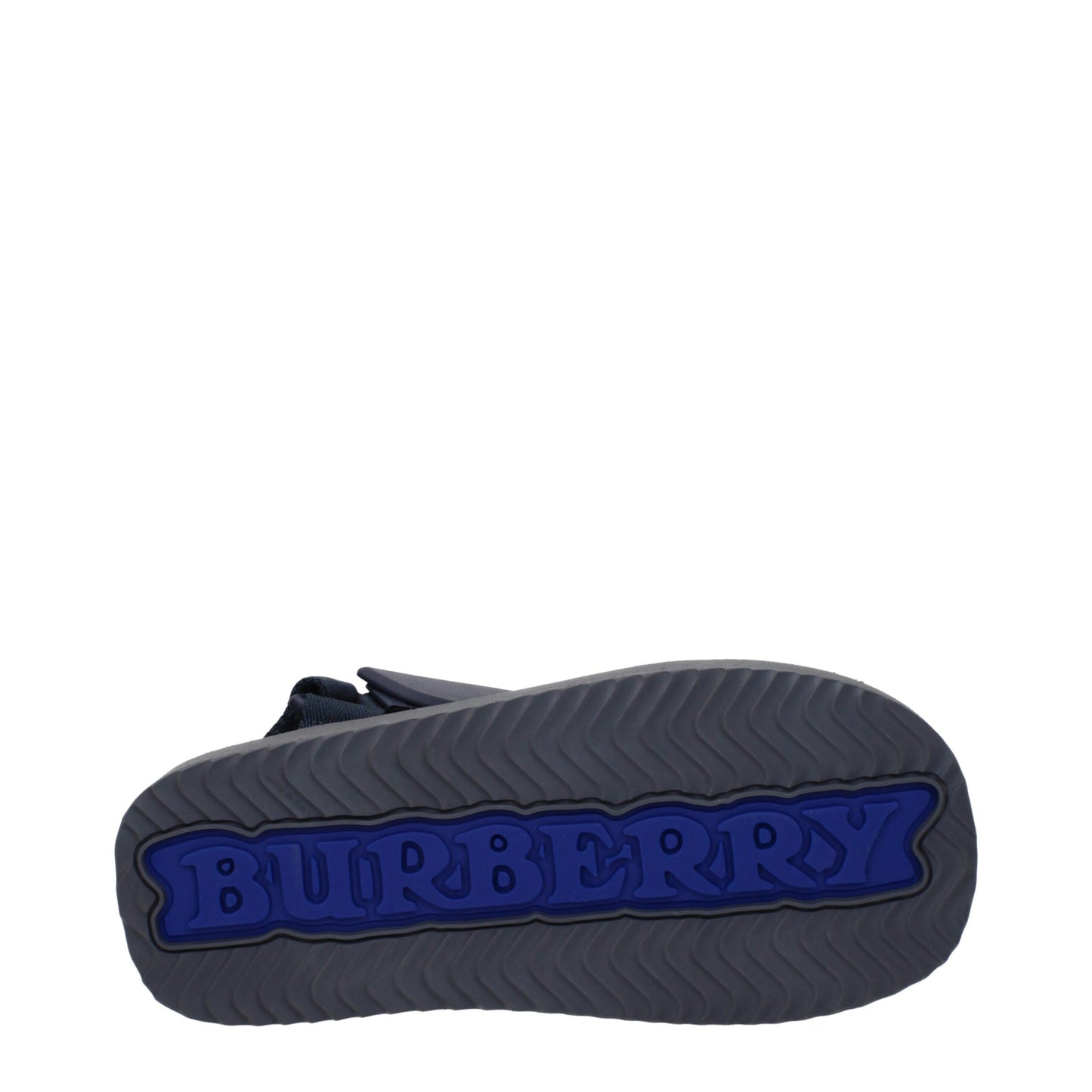 Burberry Blue Fabric Sandals