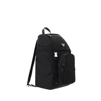 Prada Black Recycled Polyamide Backpack