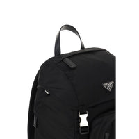 Prada Black Recycled Polyamide Backpack